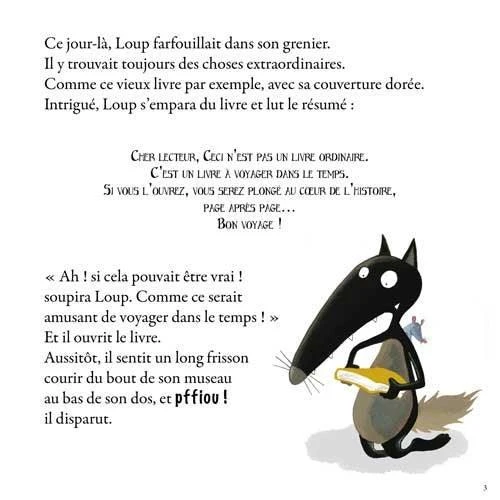 Le Loup Qui Voyageait Dans Le Temps - Livre Enfant 3 Ans Et + – Image 3