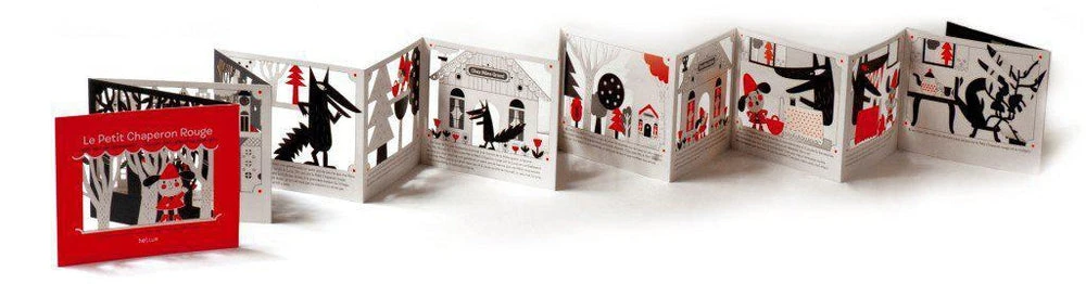 Le Petit Chaperon Rouge - Livre Accordéon Enfant 3 Ans Et + – Image 2