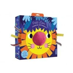 Petit Lion Cherche Ses Parents - Livre Sonore En Tissu Bébé 3 Mois Et +