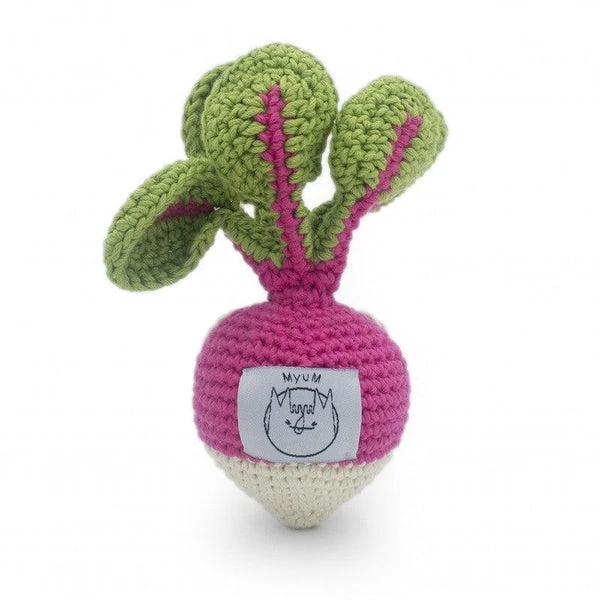 Louie Le Radis Rond - Hochet Pour Bébé En Crochet Coton Bio – Image 3