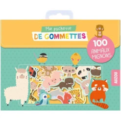 Ma Pochette De Gommettes - 100 Animaux Mignons - Gommettes Enfant 3 Ans Et +