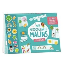 Mes Autocollants Malins - Les Saisons - Gommettes Enfant 3 Ans Et +
