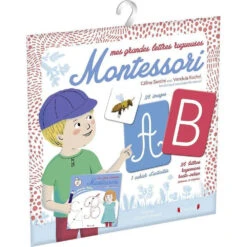 Mes Grandes Lettres Rugueuses Montessori - Activité Enfant 3 Ans Et +