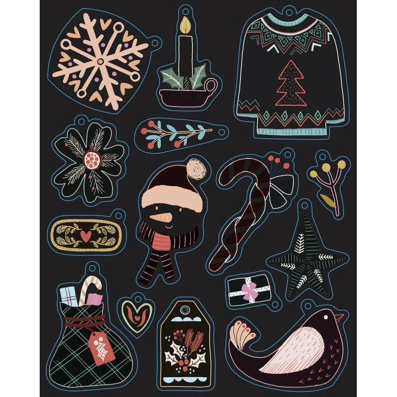 Mes Jolies Décorations à Pailleter Et à Gratter - Coffret Créatif Pour Enfant De 5 Ans Et + – Image 2