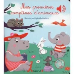 Mes Premières Comptines D'animaux - Livre Sonore Bébé 6 Mois Et +