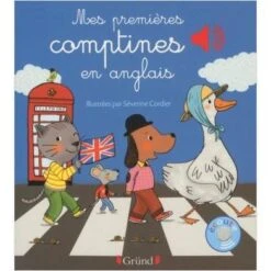 Mes Premières Comptines En Anglais - Livre Sonore Bébé 6 Mois Et +
