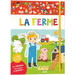 Mes Tout Premiers Autocollants - La Ferme - Cahier De Gommettes Enfant 3 Ans Et +