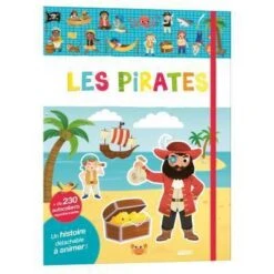 Mes Tout Premiers Autocollants - Les Pirates - Cahier De Gommettes Enfant 3 Ans Et +