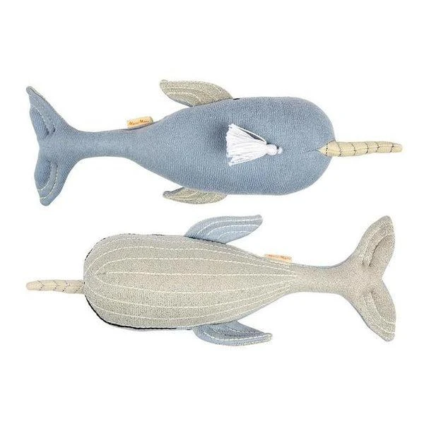 Meri-Meri Narval Milo - Peluche En Coton Bio – Image 4