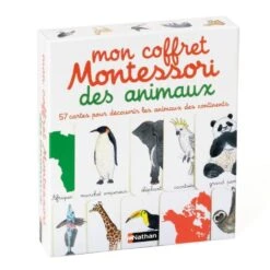 Nathan Mon Coffret Montessori Des Animaux - Coffret éducatif Enfant 3 Ans Et +