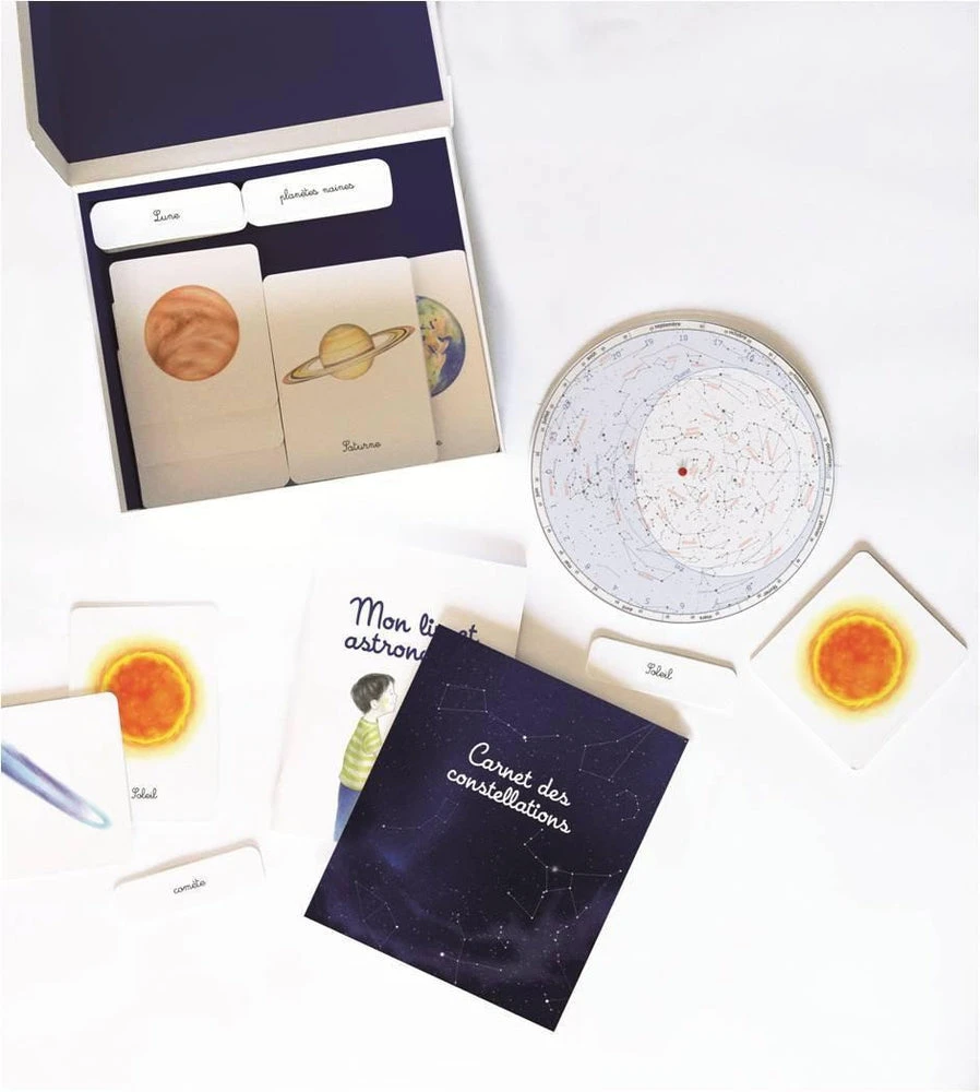 Nathan Coffret Montessori - Astronomie - Coffret éducatif Enfant 5 Ans Et + – Image 2
