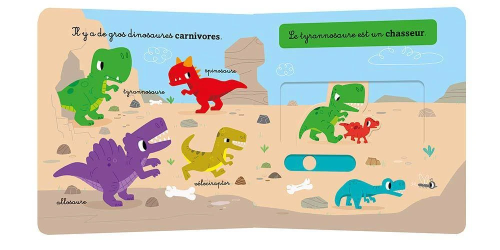 Mon Anim'agier - Les Dinosaures - Livre D'éveil Bébé 1 An Et + – Image 2