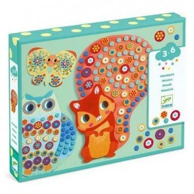 Djeco Mosaïque En Mousse - Millefiori - Coffret Loisir Créatif Enfant 3 à 6 Ans