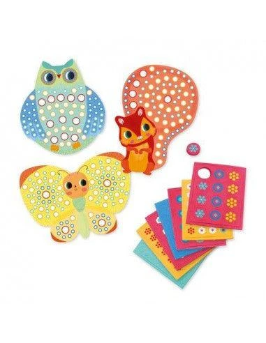 Djeco Mosaïque En Mousse - Millefiori - Coffret Loisir Créatif Enfant 3 à 6 Ans – Image 2