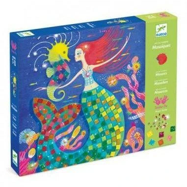 Djeco Mosaïques Le Chant Des Sirènes - Coffret Loisir Créatif Enfant 7 à 12 Ans