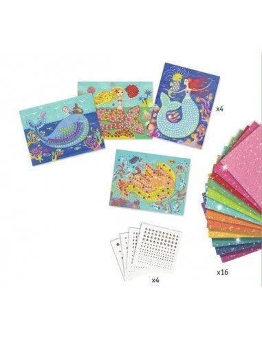 Djeco Mosaïques Le Chant Des Sirènes - Coffret Loisir Créatif Enfant 7 à 12 Ans – Image 2