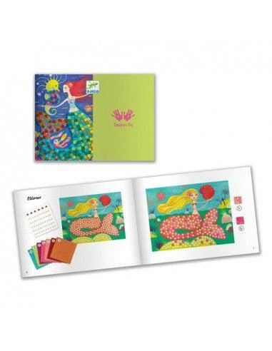 Djeco Mosaïques Le Chant Des Sirènes - Coffret Loisir Créatif Enfant 7 à 12 Ans – Image 5