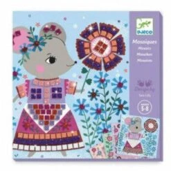 Djeco Mosaïques Lovely Pets - Coffret Loisir Créatif Enfant 5 à 8 Ans