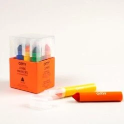 Boîte De 9 Feutres Jumbo à Pointe Géante - Feutres Enfant 3 Ans Et +