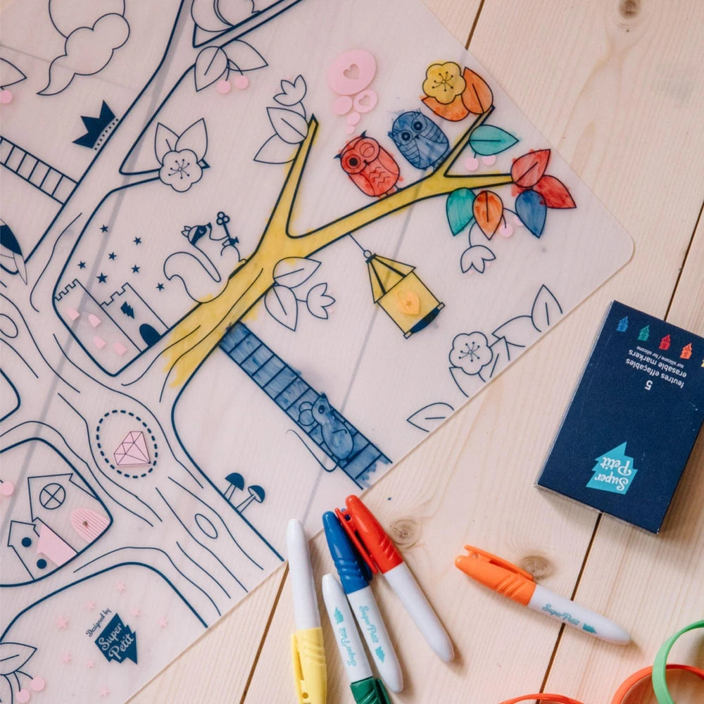 Set En Silicone à Colorier - Arbre Magique – Image 3