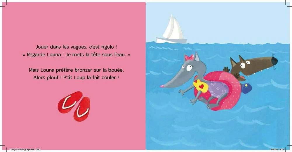 P'tit Loup Va à La Plage - Livre Enfant 2 Ans Et + – Image 2