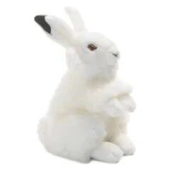 Grande Peluche écologique - Lapin Des Neiges 24cm