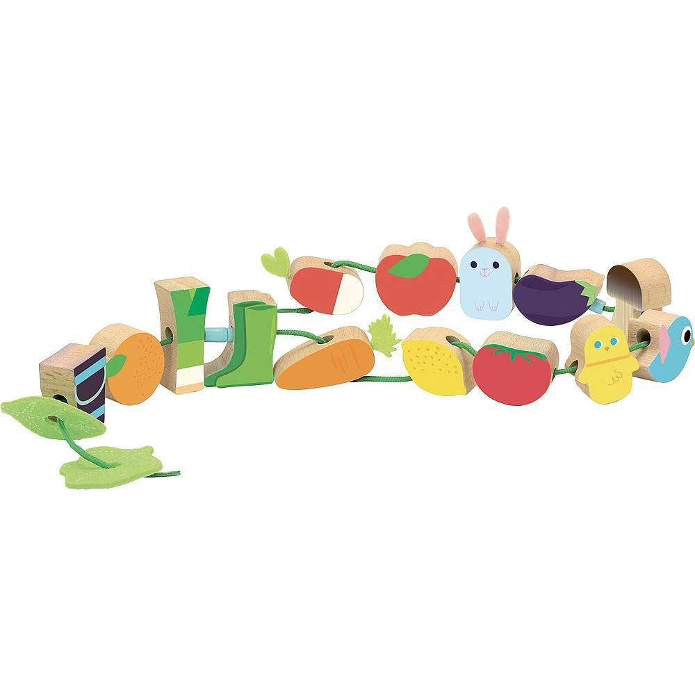 Vilac Jouet D'éveil En Bois - Perles Du Potager - Jour De Récolte – Image 3