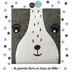 Petit Ours Et Ses Amis - Livre En Tissu Accordéon Bébé 3 Mois Et +