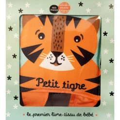 Petit Tigre Et Ses Amis - Livre En Tissu Bébé 3 Mois Et +