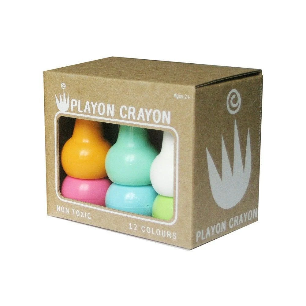Crayons à Doigts Empilables Playon Crayon Pastel - 12 Crayons Bébé 18 Mois Et + – Image 2