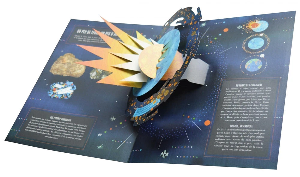 Pop-up Lune - Livre Documentaire Pop-up Enfant 7 Ans Et + – Image 2