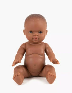 Poupon Petite Fille D'Afrique Aux Yeux Clairs - Collection Les Poupées Gordis