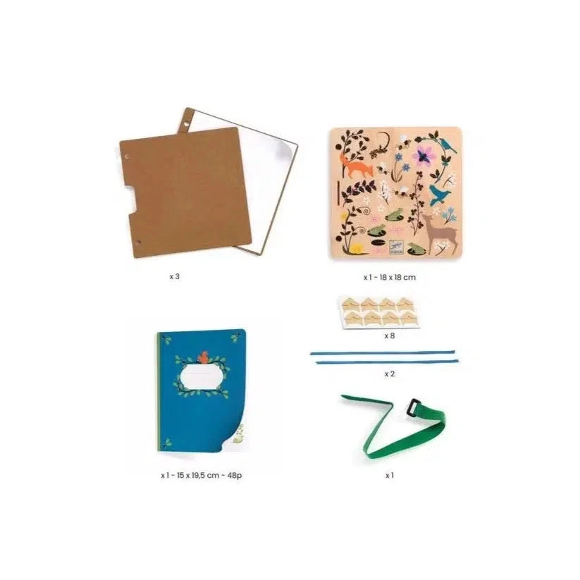 Djeco Coffret DIY- Presse Et Herbier à Créer Petit Botaniste - Coffret Loisir Créatif Enfant 5 Ans Et + – Image 3