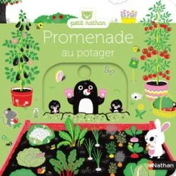 Nathan Promenade Au Potager - Livre D'éveil Animé Bébé 6 Mois Et +