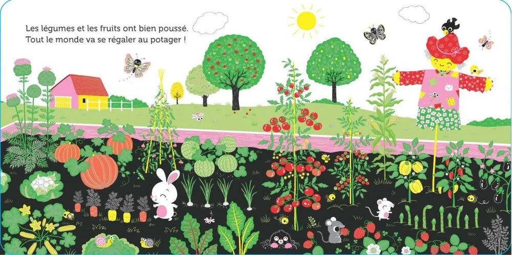 Nathan Promenade Au Potager - Livre D'éveil Animé Bébé 6 Mois Et + – Image 2