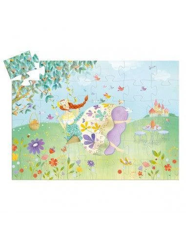 Djeco La Princesse Du Printemps - Puzzle Silhouette 36 Pièces Pour Enfant De 4 Ans Et + – Image 3