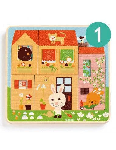 Djeco Puzzle En Bois 12 Pièces Pour 2 Ans Et Plus - Chez Carot – Image 2
