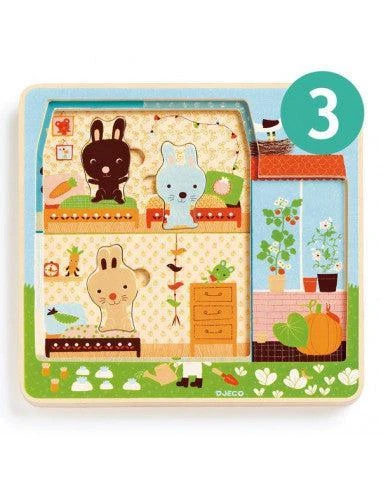 Djeco Puzzle En Bois 12 Pièces Pour 2 Ans Et Plus - Chez Carot – Image 6