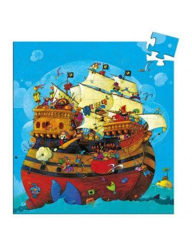 Djeco Le Bateau De Barberousse - Puzzle Silhouette 54 Pièces Pour Enfant De 5 Ans Et + – Image 2