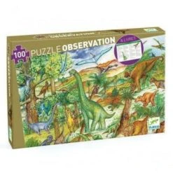 Djeco Dinosaures - Puzzle D'observation 200 Pièces Pour Enfant De 6 Ans Et +