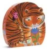 Djeco La Balade Du Tigre - Puzzle Silhouette 24 Pièces Pour Enfant De 3 Ans Et +