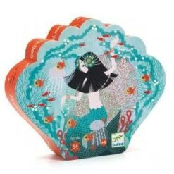 Djeco Paradis Aquatique - Puzzle Silhouette 54 Pièces Pour Enfant De 5 Ans Et +