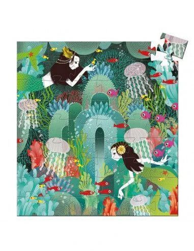 Djeco Paradis Aquatique - Puzzle Silhouette 54 Pièces Pour Enfant De 5 Ans Et + – Image 2
