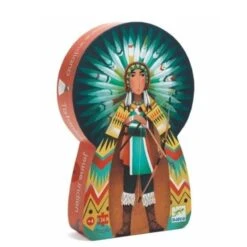 Djeco Tatanka, Jeune Indien - Puzzle Silhouette