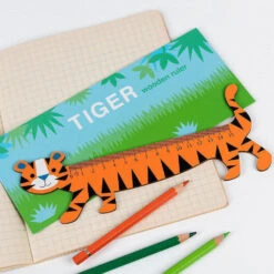 Règle En Bois 15 Cm - Le Tigre - Papeterie Enfant 3 Ans Et +