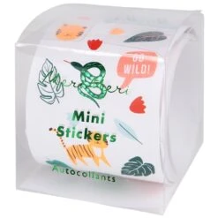 Meri-Meri Rouleau De Mini Stickers Jungle - Gommettes Enfant 3 Ans Et +