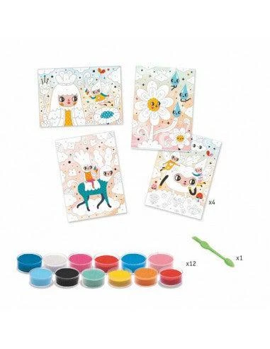 Djeco Sables Colorés, A Croquer - Coffret Loisir Créatif Enfant 4 à 8 Ans – Image 2