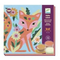 Djeco Sables Colorés, Garden Lights - Coffret Loisir Créatif Enfant 5 à 8 Ans
