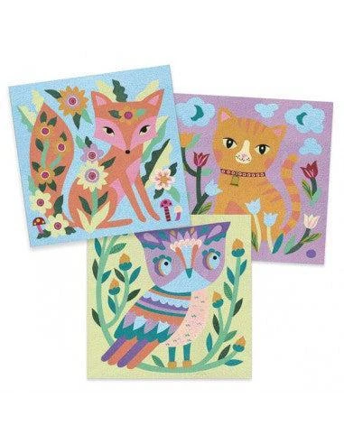 Djeco Sables Colorés, Garden Lights - Coffret Loisir Créatif Enfant 5 à 8 Ans – Image 2