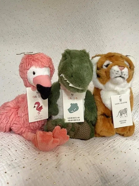 Doudou écologique - Cornelio Le Crocodile Vert 29cm – Image 7